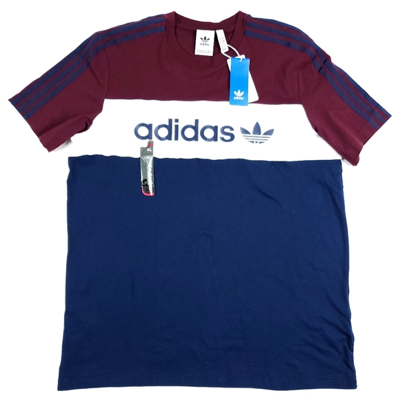 womens navy adidas t shirt